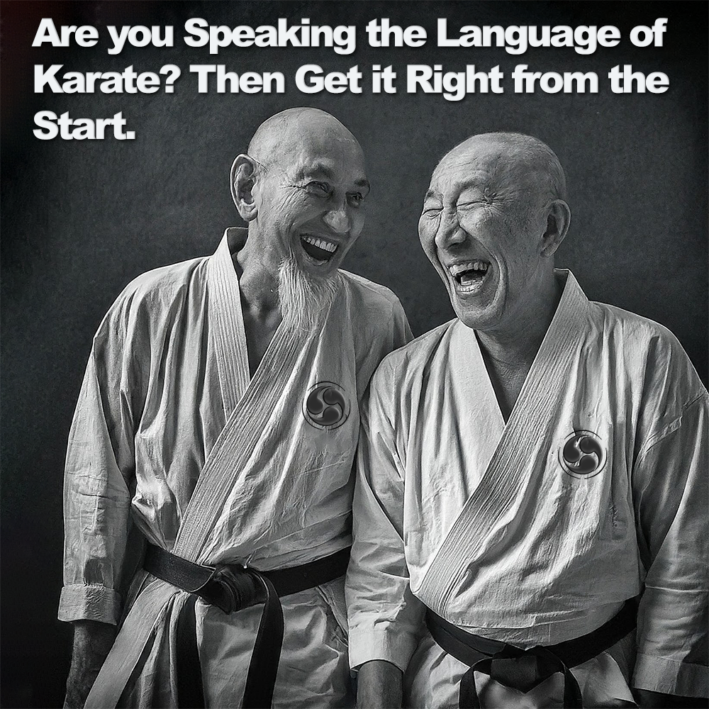 Are you Speaking the Language of Karate? Then Get it Right from the Start.image
