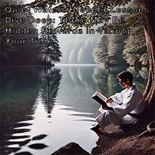 Quiet Waters, Deeper Lessons: Dive Deep: There May Be Hidden Rewards in Taking Your Time. image