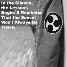 In the Silence, the Lessons Begin: A Reminder That the Sensei Won’t Always Be There. image