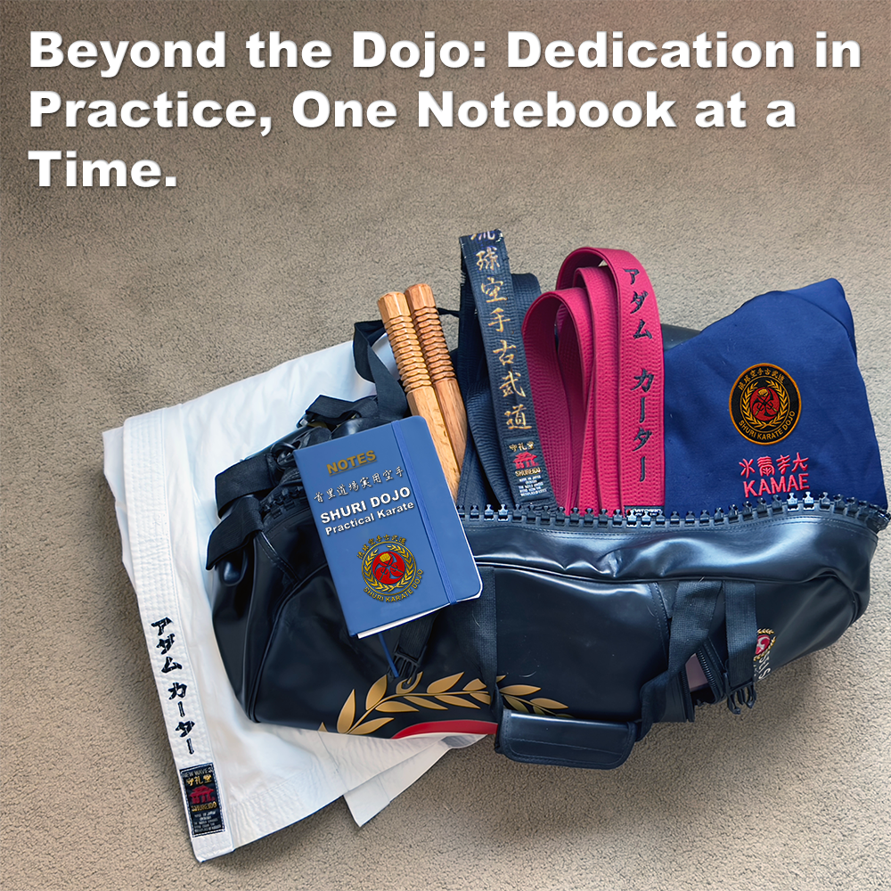 Beyond the Dojo: Dedication in Practice, One Notebook at a Time. image