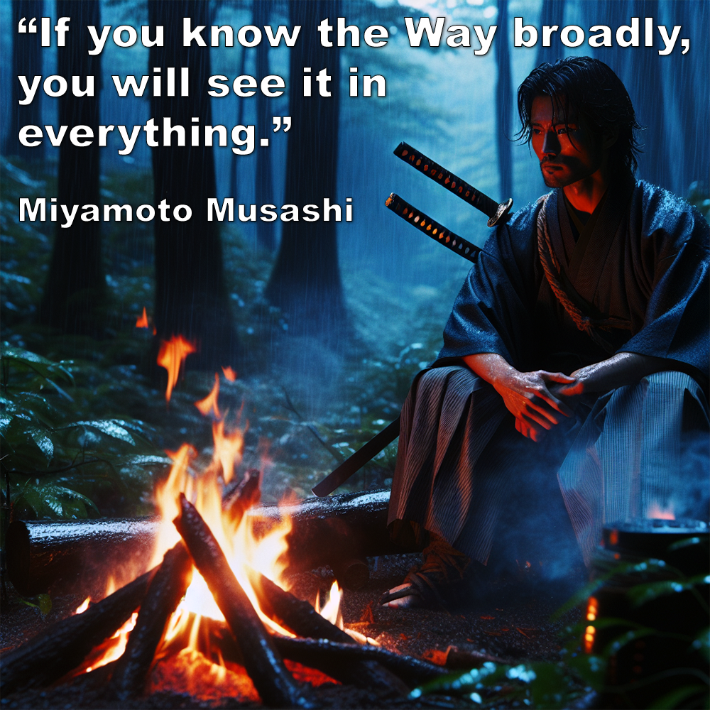 If you know the Way broadly, you will see it in everything. image