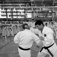 Kata is handed down from older generations, and if you think of it as a part of culture…. image
