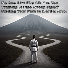No One Size Fits All: Are You Training for the Wrong Fight? Finding Your Path in Martial Arts. image