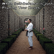 When Self-Defense is Just Pruning Your Roses. image