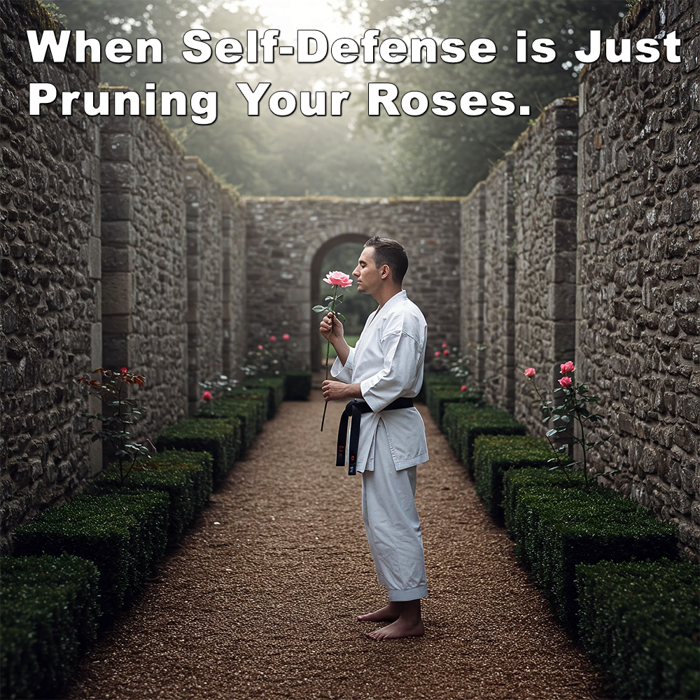 When Self-Defense is Just Pruning Your Roses. image