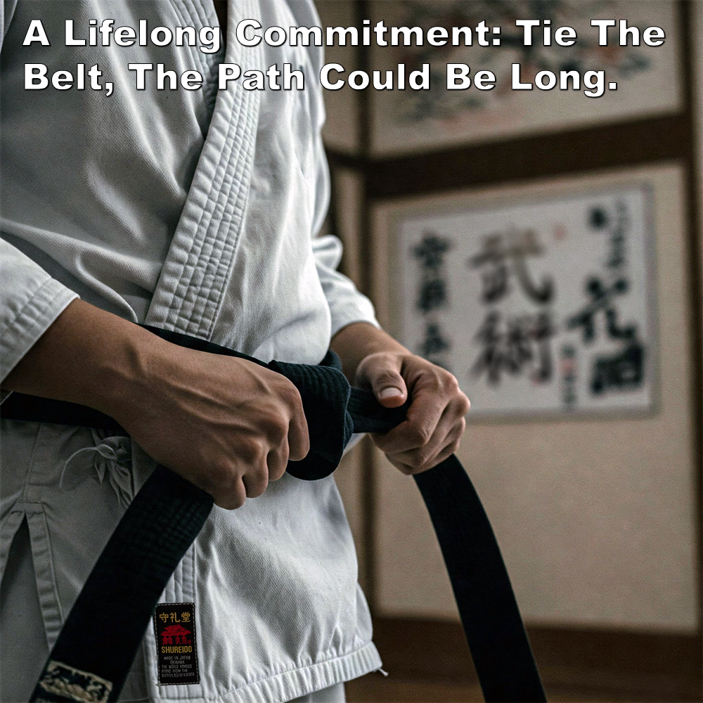 A Lifelong Commitment: Tie The Belt, The Path Could Be Long. image