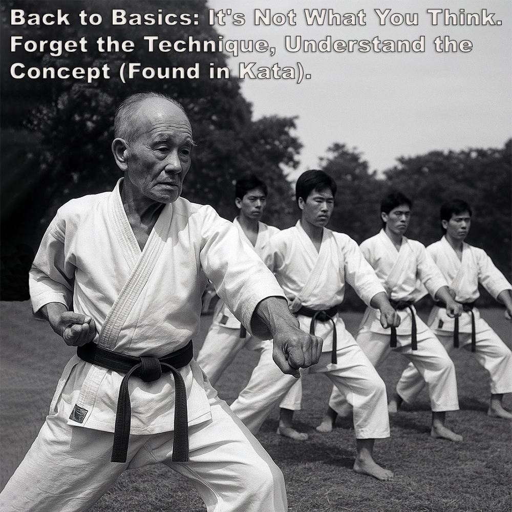 Back to Basics: It’s Not What You Think. Forget the Technique, Understand the Concept (Found in Kata). image