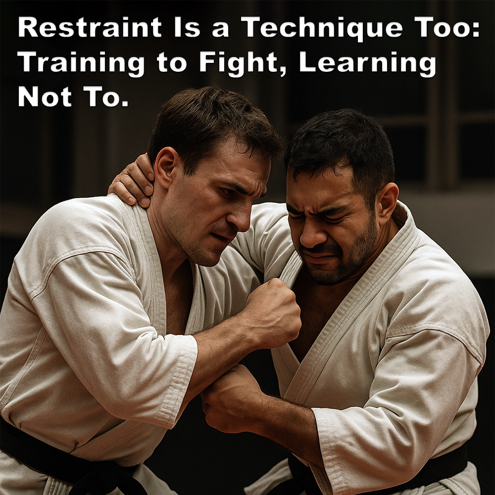Restraint Is a Technique Too: Training to Fight, Learning Not To. image
