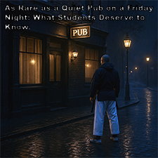 As Rare as a Quiet Pub on a Friday Night: What Students Deserve to Know. image