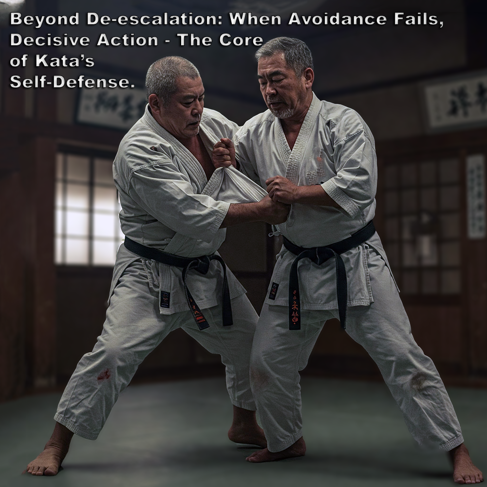 Beyond De-escalation: When Avoidance Fails, Decisive Action – The Core of Kata’s Self-Defense. image