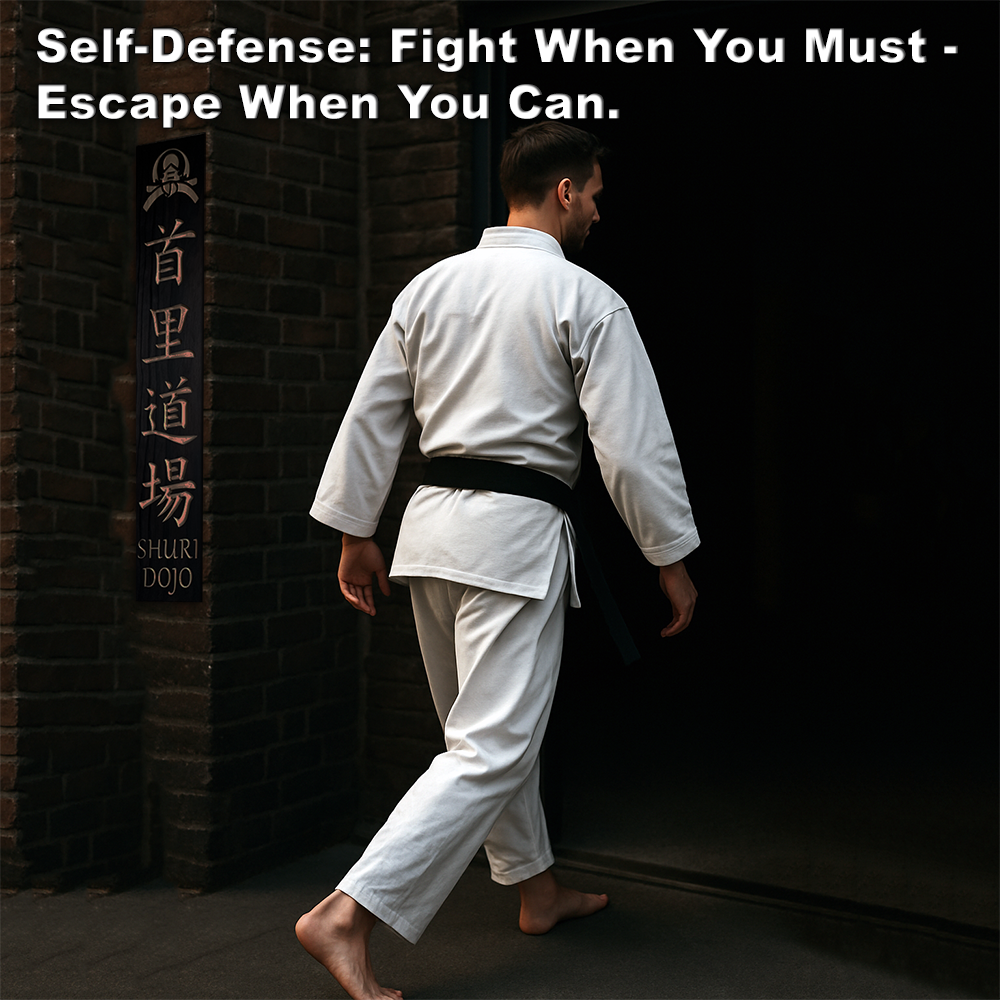 Self-Defense: Fight When You Must – Escape When You Can. image
