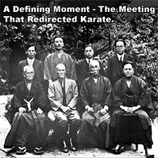 A Defining Moment – The Meeting That Redirected Karate. image
