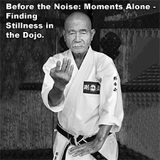 Before the Noise: Moments Alone – Finding Stillness in the Dojo. image