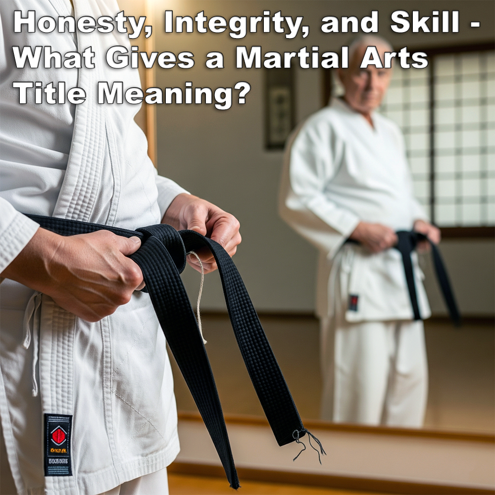 Honesty, Integrity, and Skill – What Gives a Martial Arts Title Meaning. image